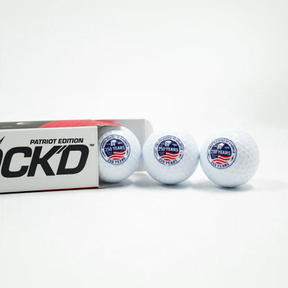 SHOCK'D Golf Balls - Patriot Edition by SHOCK'D Golf Balls