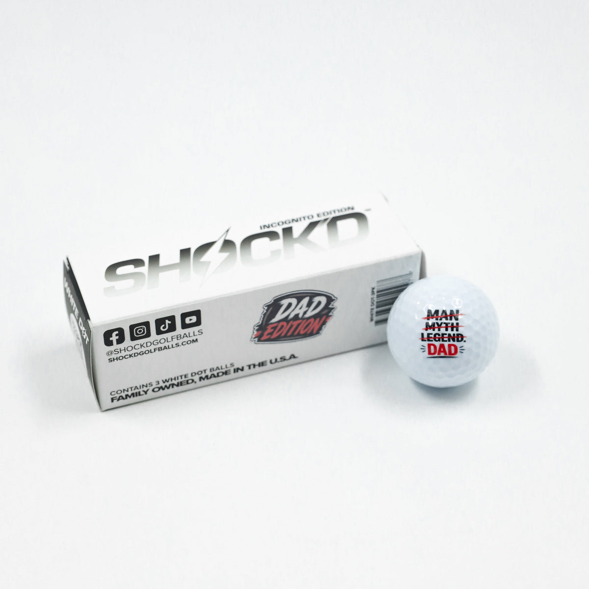 SHOCK'D Golf Balls by SHOCK'D Golf Balls