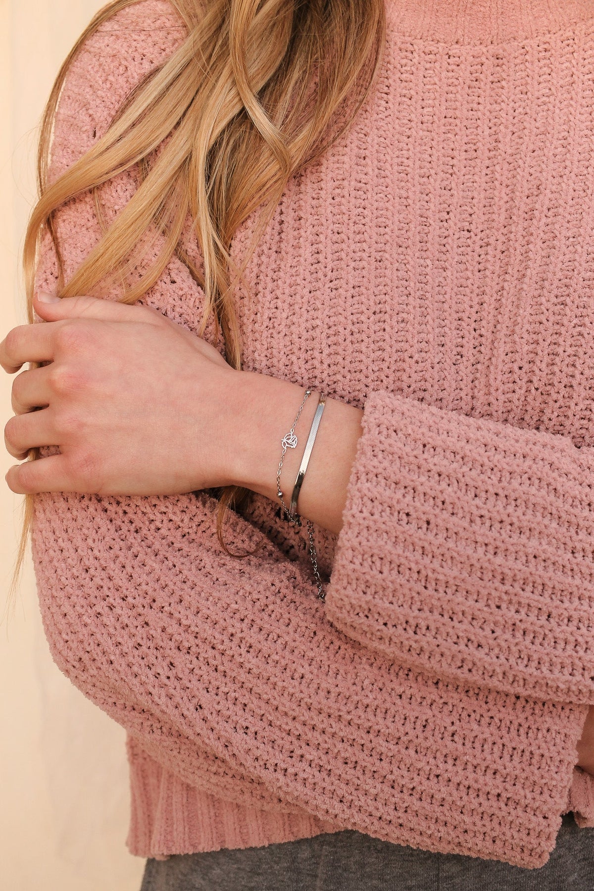 Anne Layered Bracelet by Rose & Clay