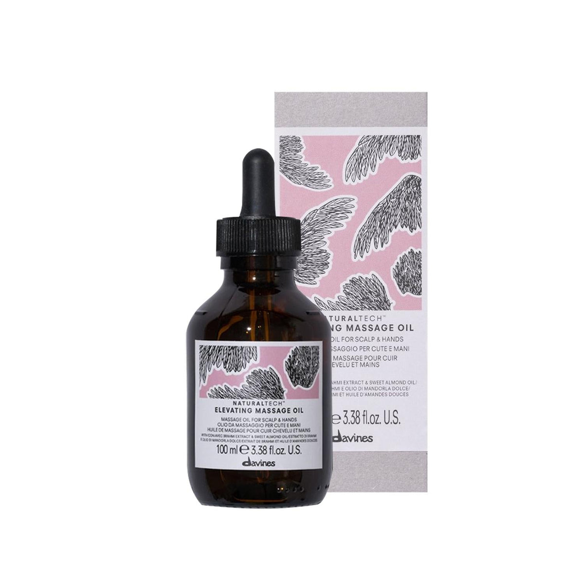 Davines Elevating Massage Oil - Nourishing Hair Care for All Hair Types, 3.38 fl oz by Beauty Care Bag