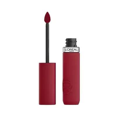 Loreal Paris Infaillible Matte Resistance Lipstick - 420 Le Rouge, Long-Lasting Matte Finish Lip Color by Beauty Care Bag