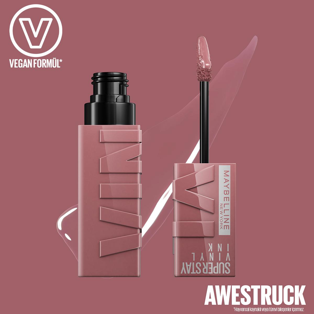 Maybelline New York Super Stay Vinyl Ink Liquid Lipstick - Long-Lasting High Shine Lip Color by Beauty Care Bag