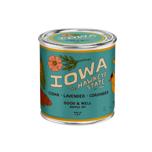 Iowa State Candle by Good & Well Supply Co.