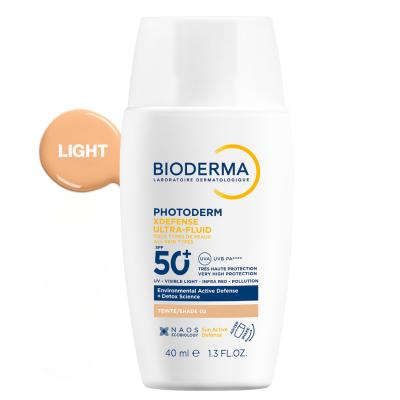 Bioderma Photoderm XDefense Tinted Sunscreen SPF50+: UVA/UVB Protection, Light Tint, Anti-Aging, Sensitive Skin Formula - Dermatologist Recommended by Beauty Care Bag