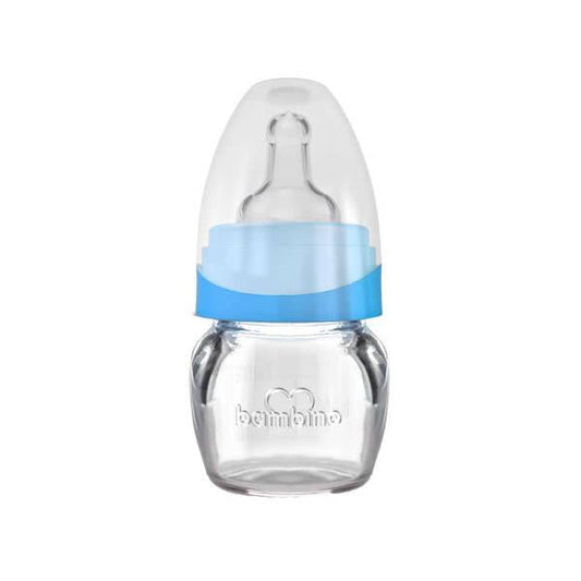 Bambino Minik baby bottle for newborns, blue