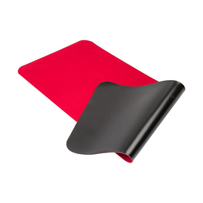 Addison Gaming Mouse Pad: Extra Large Red Non-Slip Extended Mat (27.5x11.8 in) for Enhanced Precision & Comfort by Beauty Care Bag