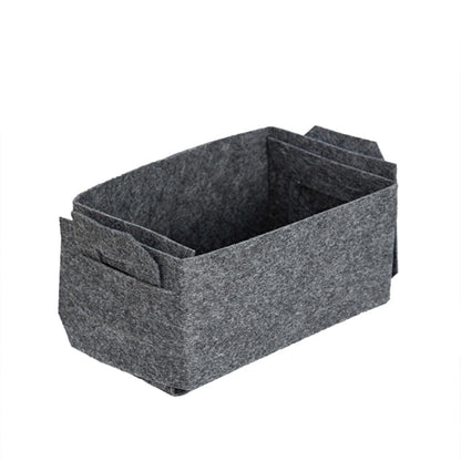Coco Clementine Felt Storage Basket - Modern Home Organization Solution for Clothes, Toys, and Office Supplies by Beauty Care Bag