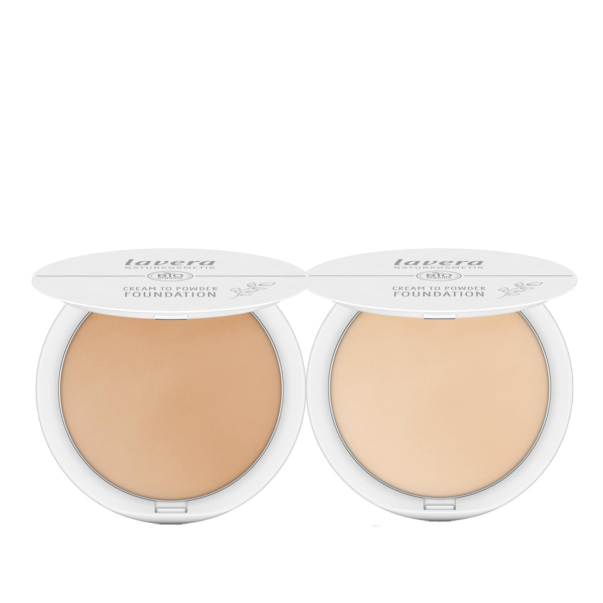 Lavera Cream To Powder Foundation - Natural, Buildable Coverage, Travel-Friendly 10.5g by Beauty Care Bag