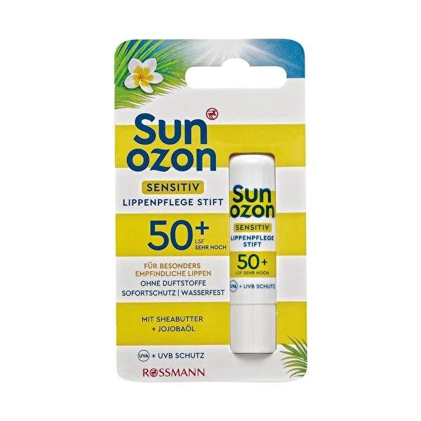 Sunozon Lip Balm SPF 50+ - Ultimate Sun Protection Lip Balm with Shea Butter & Jojoba Oil | Fragrance-Free, UVA/UVB Defense by Beauty Care Bag