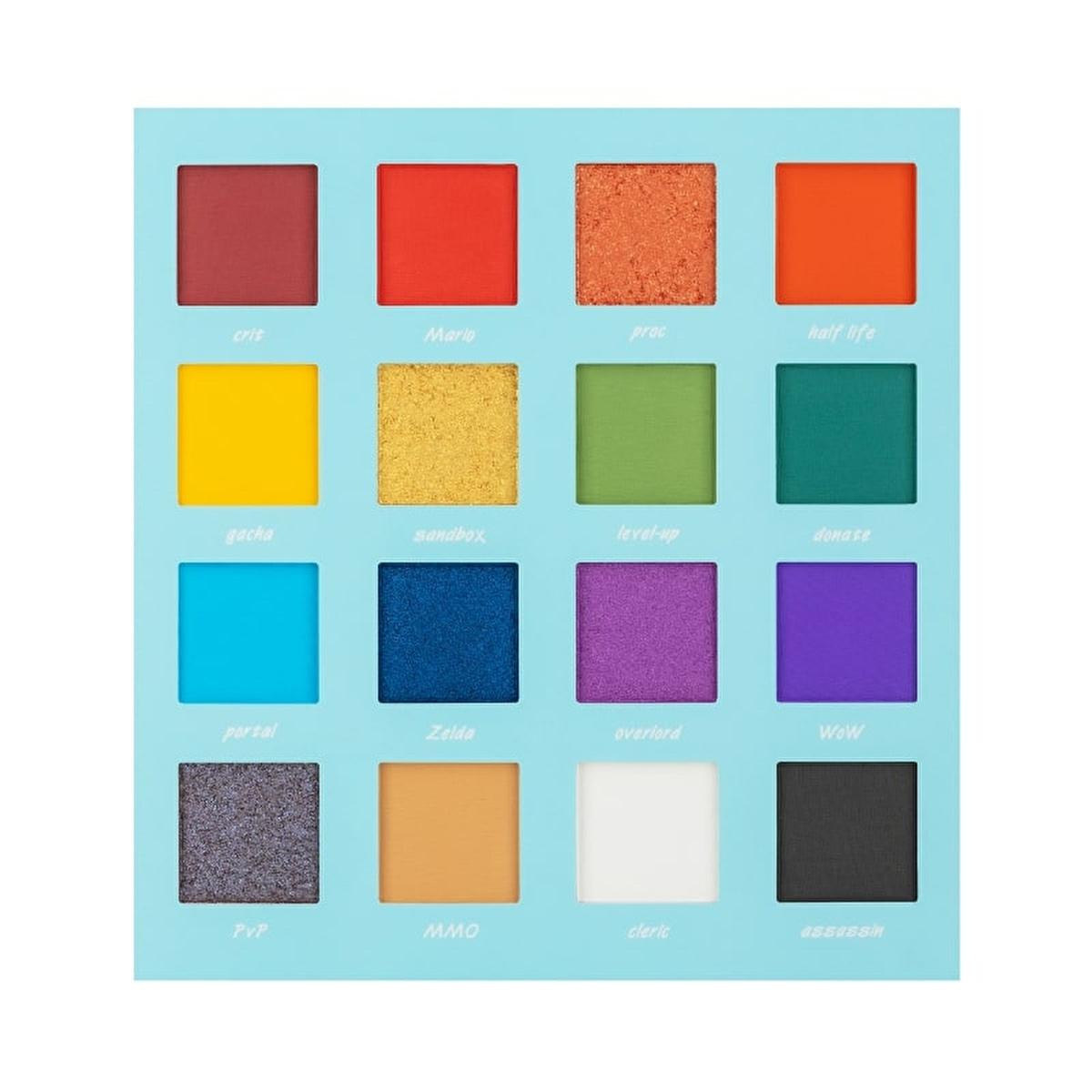 Soda Game Over 001 Old School 16-shade eyeshadow palette