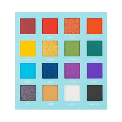 Soda Game Over 001 Old School 16-shade eyeshadow palette