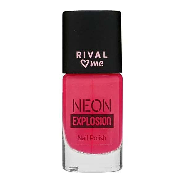 Rival Loves Me Neon Happy Days Nail Polish: UV Glow, Bright Color, 8ml - Stand Out with Vibrant, Long-Lasting Neon Nails. by Beauty Care Bag