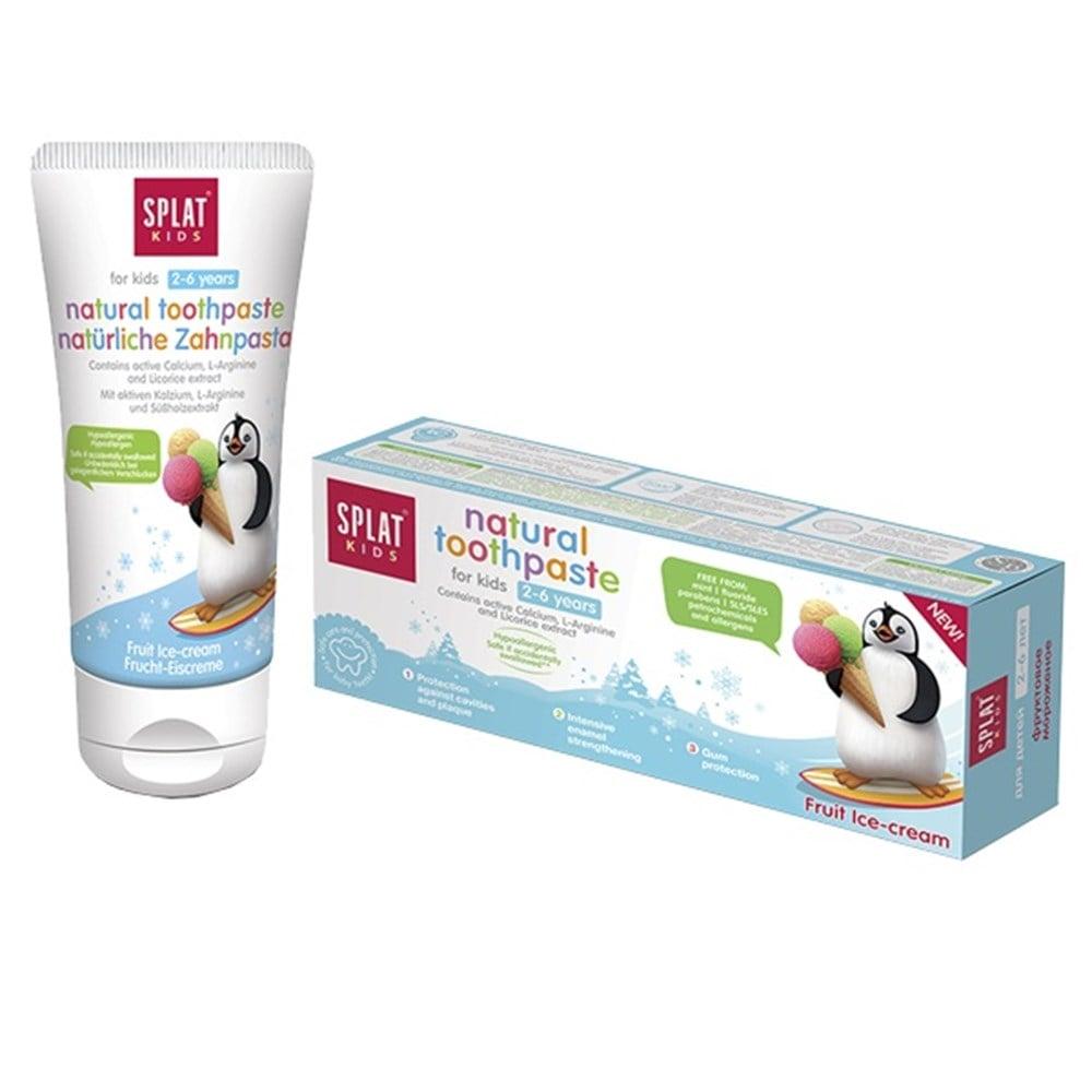 Splat Kids Fruit Ice Cream Natural Toothpaste 50 ml by Beauty Care Bag
