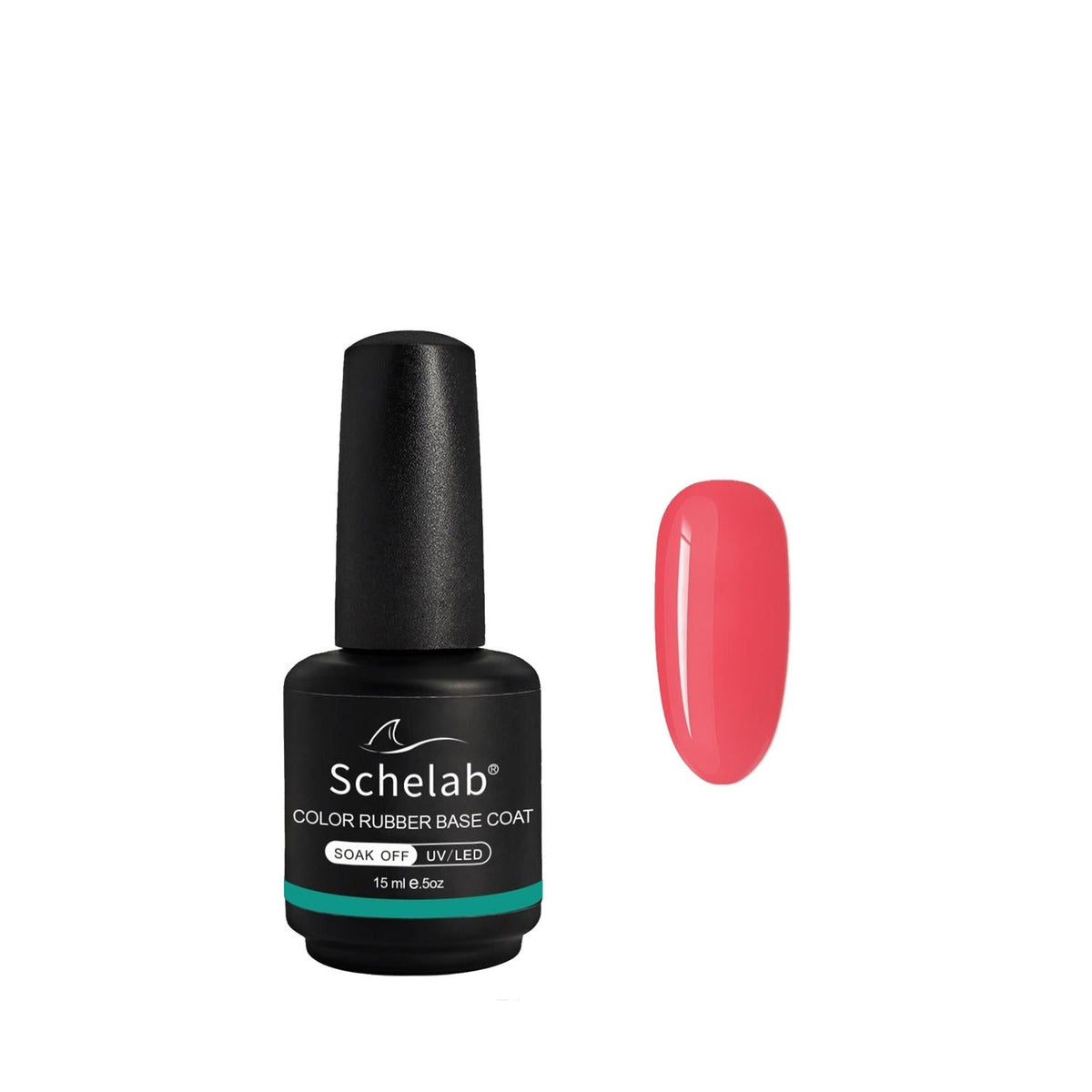 Schelab Color Rubber Base Coat 15 ml - Nail Base Coat for Protection & Customization by Beauty Care Bag