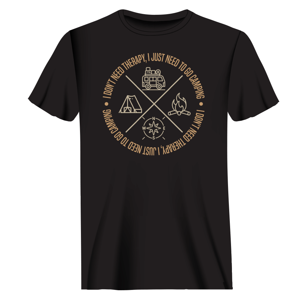 I Don't Need Therapy T-Shirt for Men by Outdoorzees