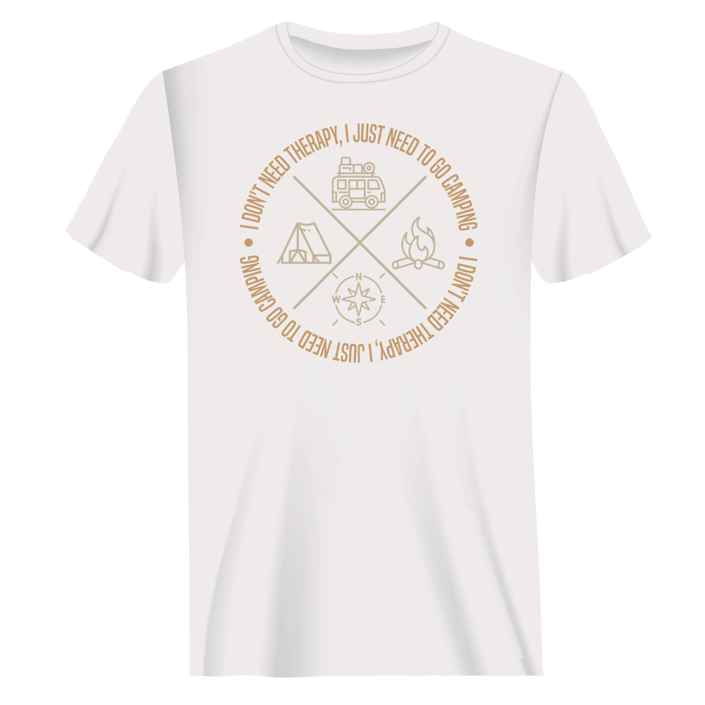 I Don't Need Therapy T-Shirt for Men by Outdoorzees