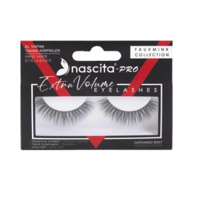 Nascita Pro Faux Extra Volume False Eyelashes - Reusable, Handmade, 3D Volume Enhancement by Beauty Care Bag