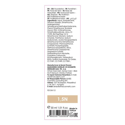 Maruderm Make Up Your Shades Foundation 1.5N 30ml by Beauty Care Bag