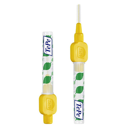 TePe Interdental Brush 0.7mm Yellow 6-Pack by Beauty Care Bag