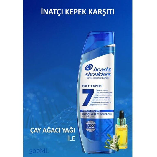 Head & Shoulders Pro-Expert Anti-Dandruff Shampoo with Tea Tree Oil - 7 Effective Benefits for Scalp Care & Dandruff Control by Beauty Care Bag