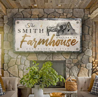 Rustic Farmhouse Sign V by Tailored Canvases