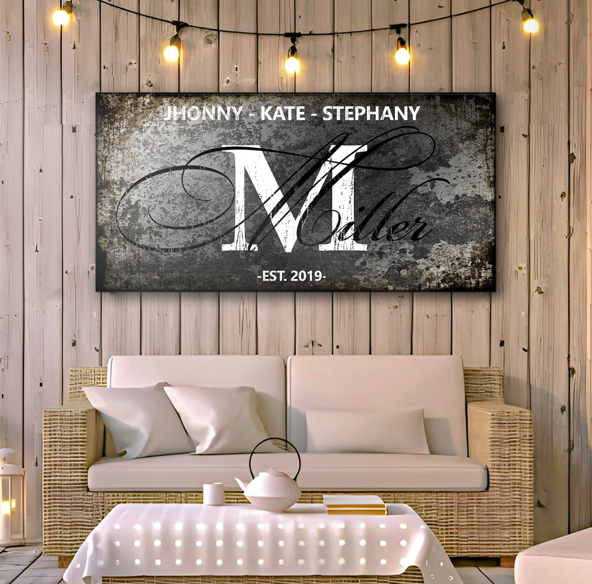 Family Sign XVIII by Tailored Canvases