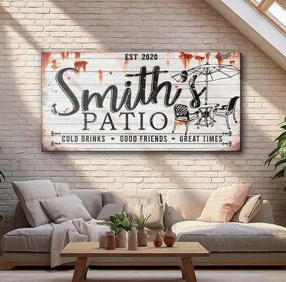 Family Patio Sign II by Tailored Canvases