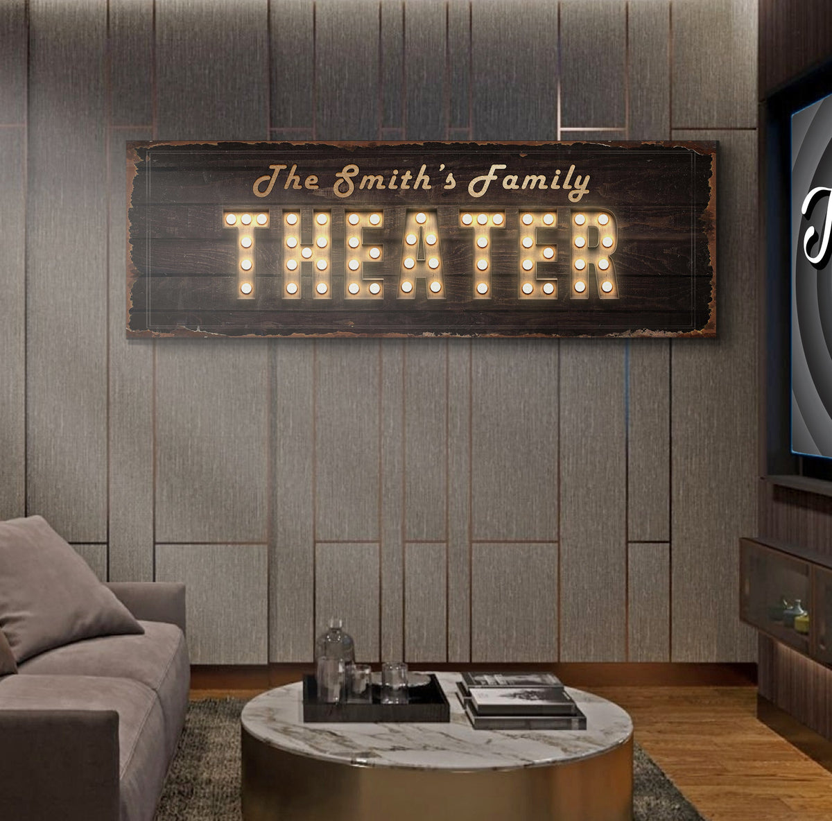 Theater Sign III by Tailored Canvases