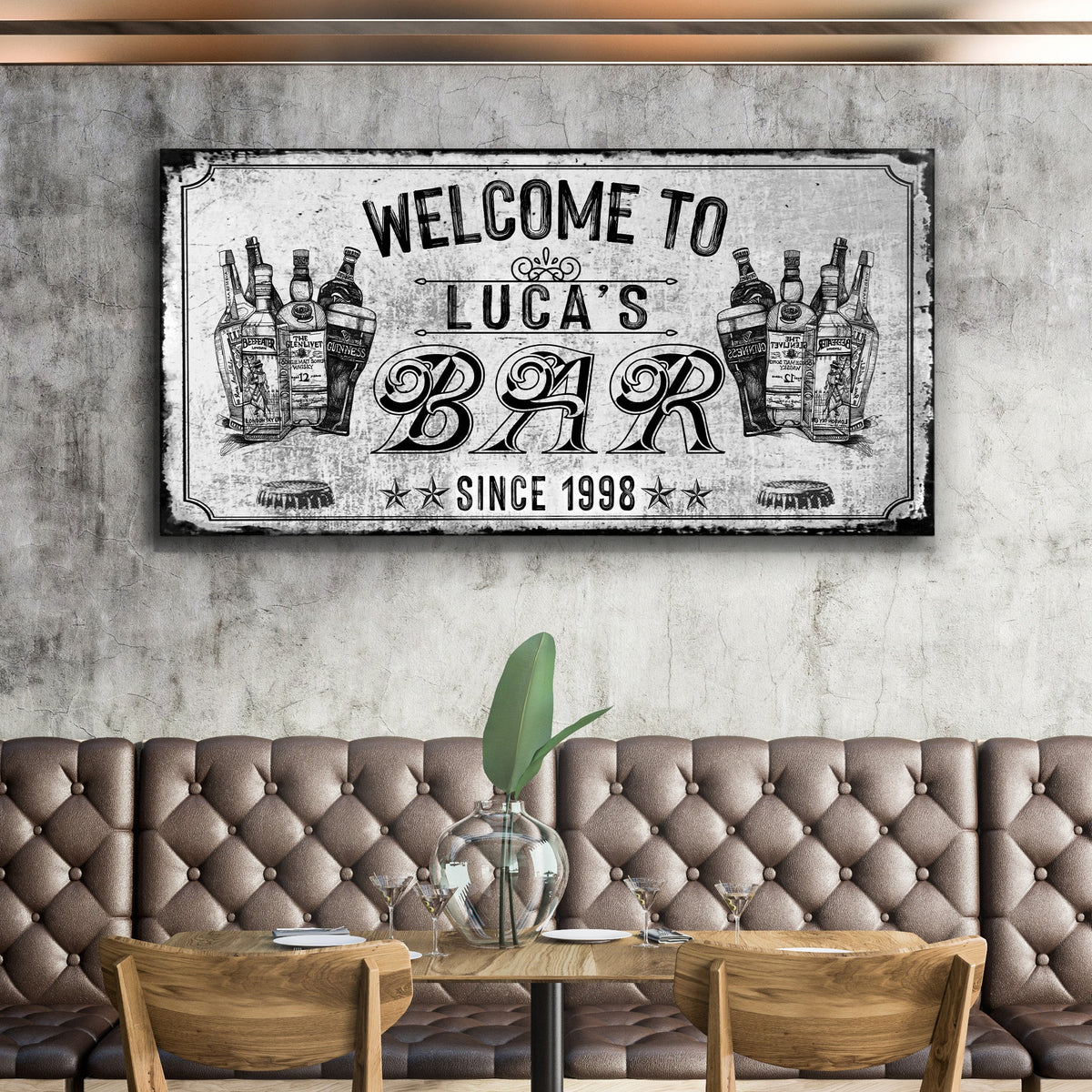 Bar Sign VI by Tailored Canvases