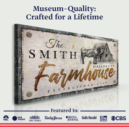 Rustic Farmhouse Sign V by Tailored Canvases