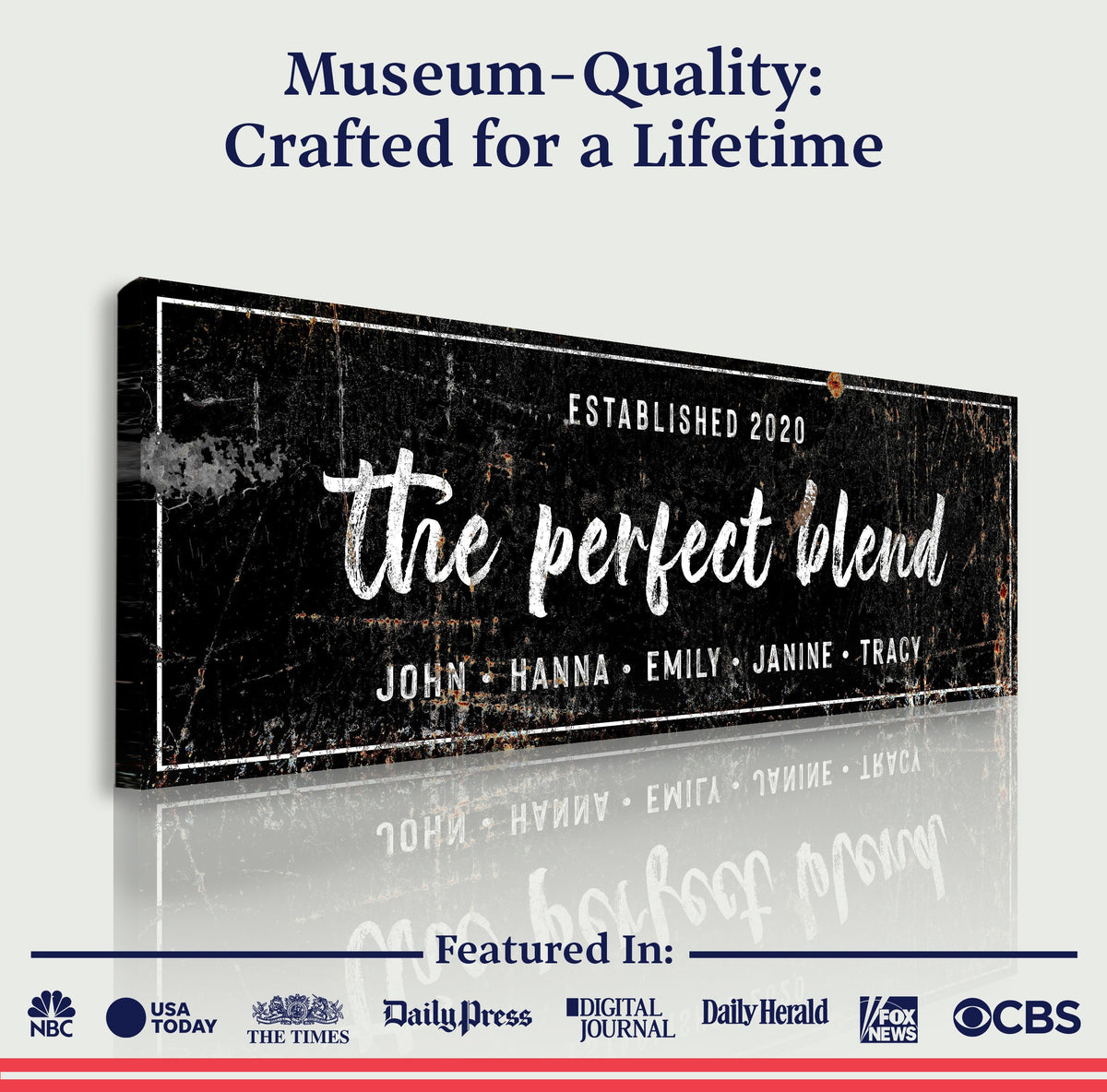 The Perfect Blend Sign III by Tailored Canvases