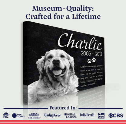 Pet Memorial Sign IV by Tailored Canvases