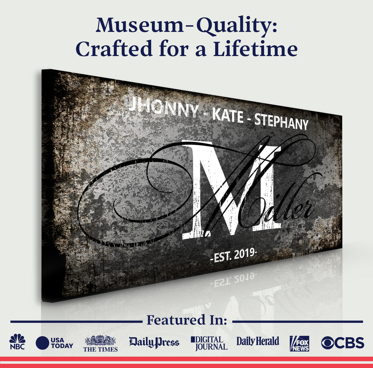 Family Sign XVIII by Tailored Canvases
