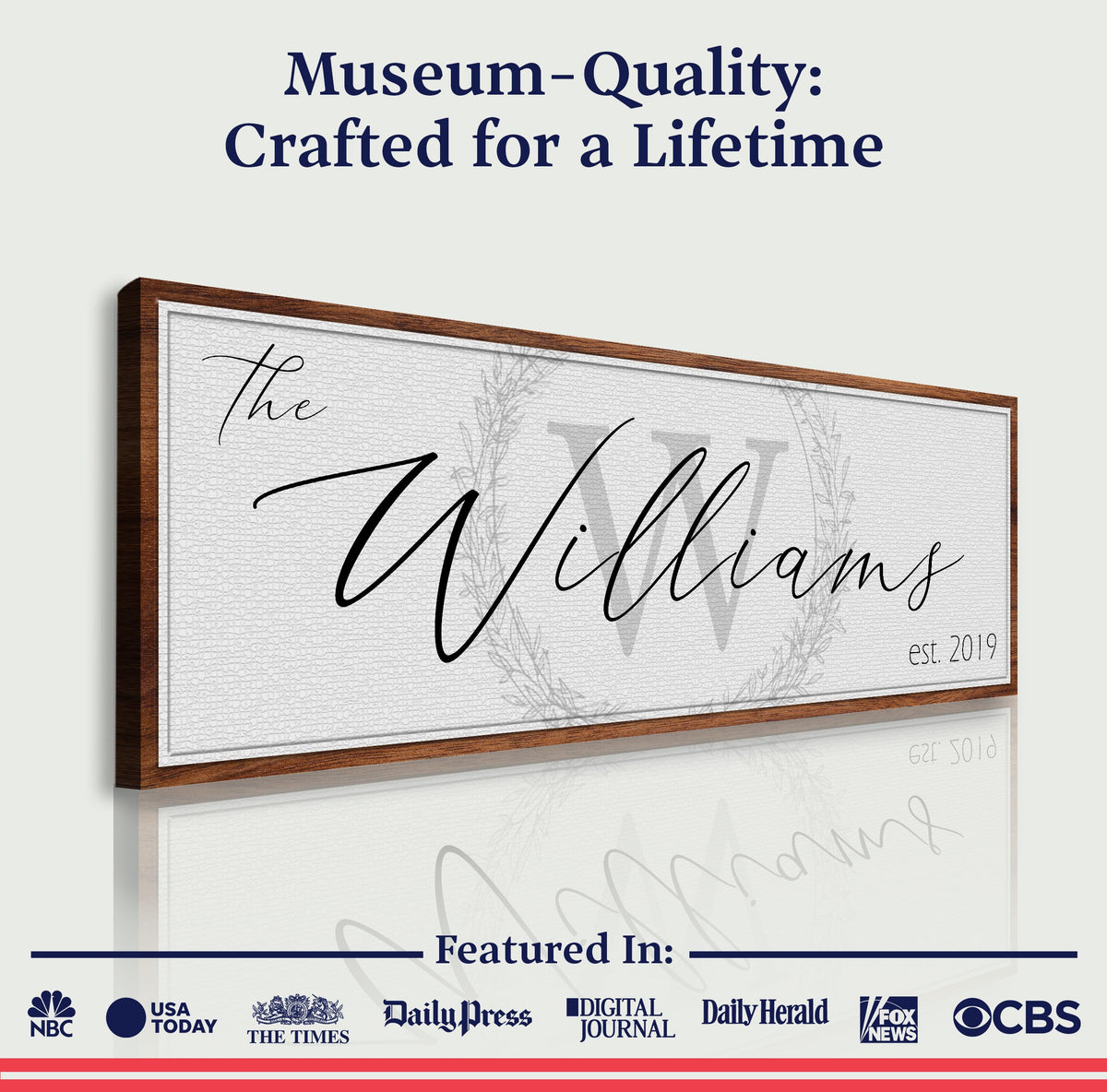Family Sign by Tailored Canvases