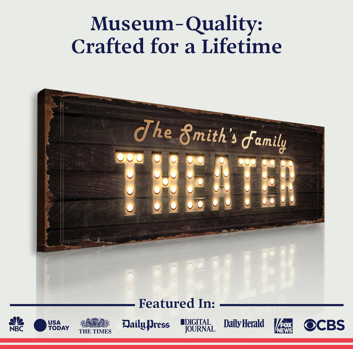 Theater Sign III by Tailored Canvases