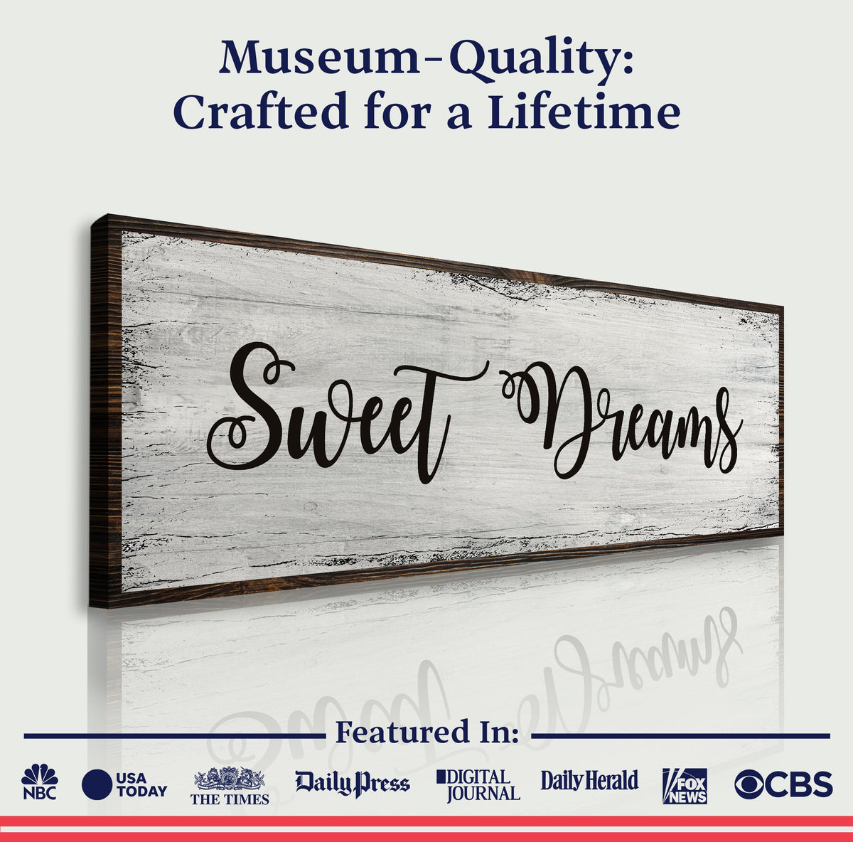 Sweet Dreams Sign VI by Tailored Canvases