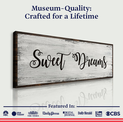 Sweet Dreams Sign VI by Tailored Canvases