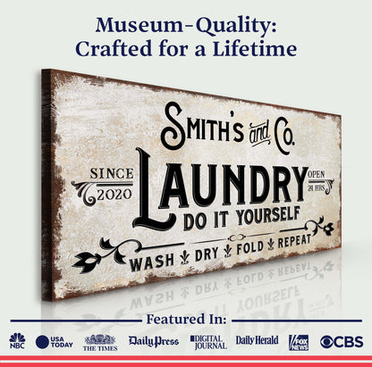 Laundry Room Sign ll by Tailored Canvases