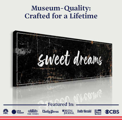Sweet Dreams Sign IV by Tailored Canvases