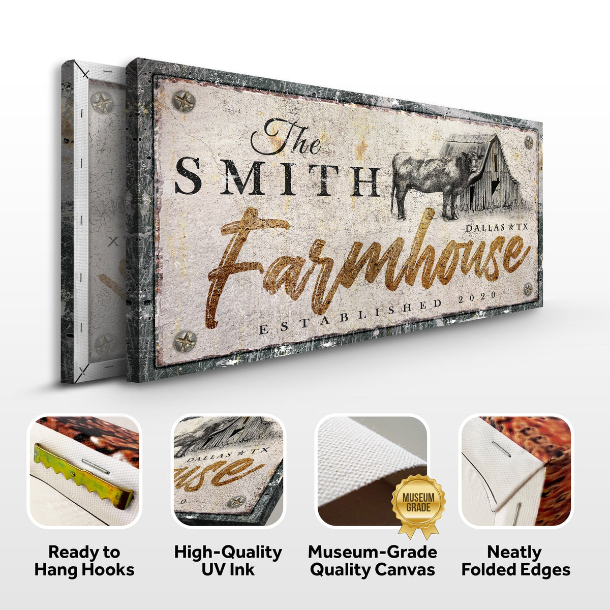 Rustic Farmhouse Sign V by Tailored Canvases