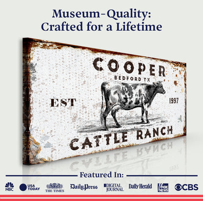 Cattle Ranch Rustic - LP1 by Tailored Canvases