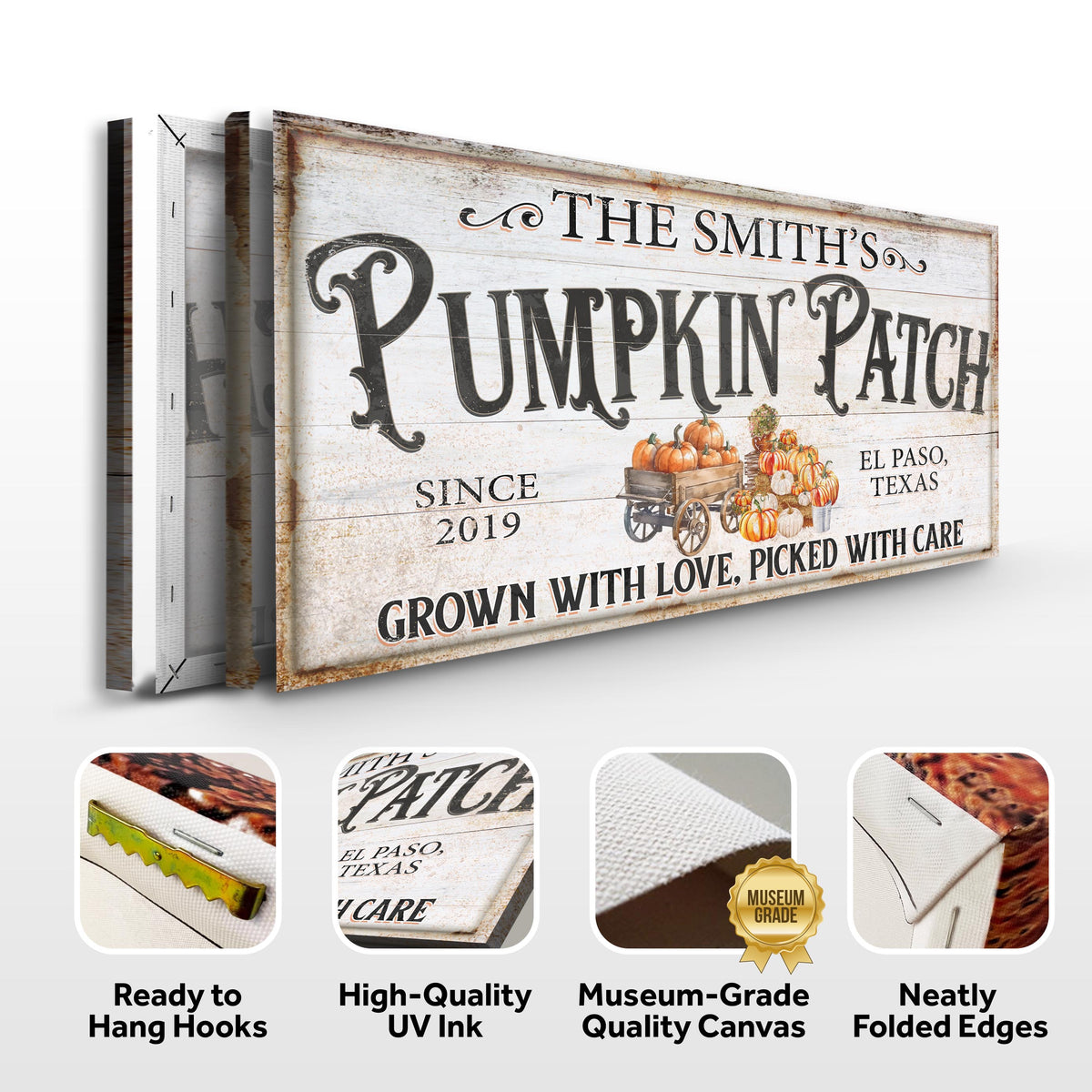 Personalized Pumpkin Patch Sign VII by Tailored Canvases
