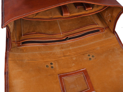 MaheTri Front Pocket by Classy Leather Bags
