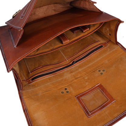 MaheTri Big Pocket by Classy Leather Bags
