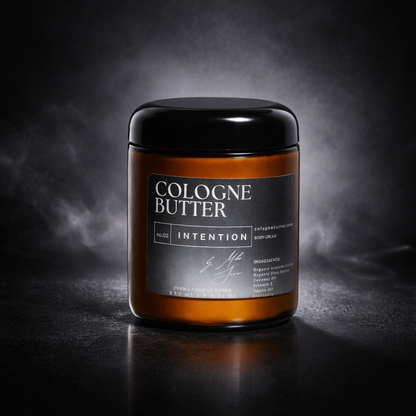 INTENTION – Luxury Fragrance Body Butter | Oud, Rose & Vanilla Cologne Scent Moisturizing Skin Butter | Cologne Butter by CB
