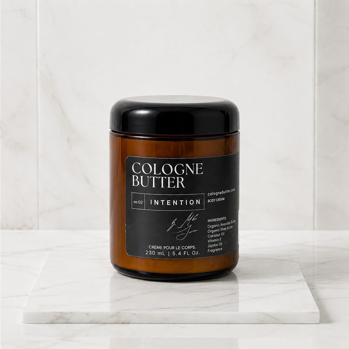 INTENTION – Luxury Fragrance Body Butter | Oud, Rose & Vanilla Cologne Scent Moisturizing Skin Butter | Cologne Butter by CB