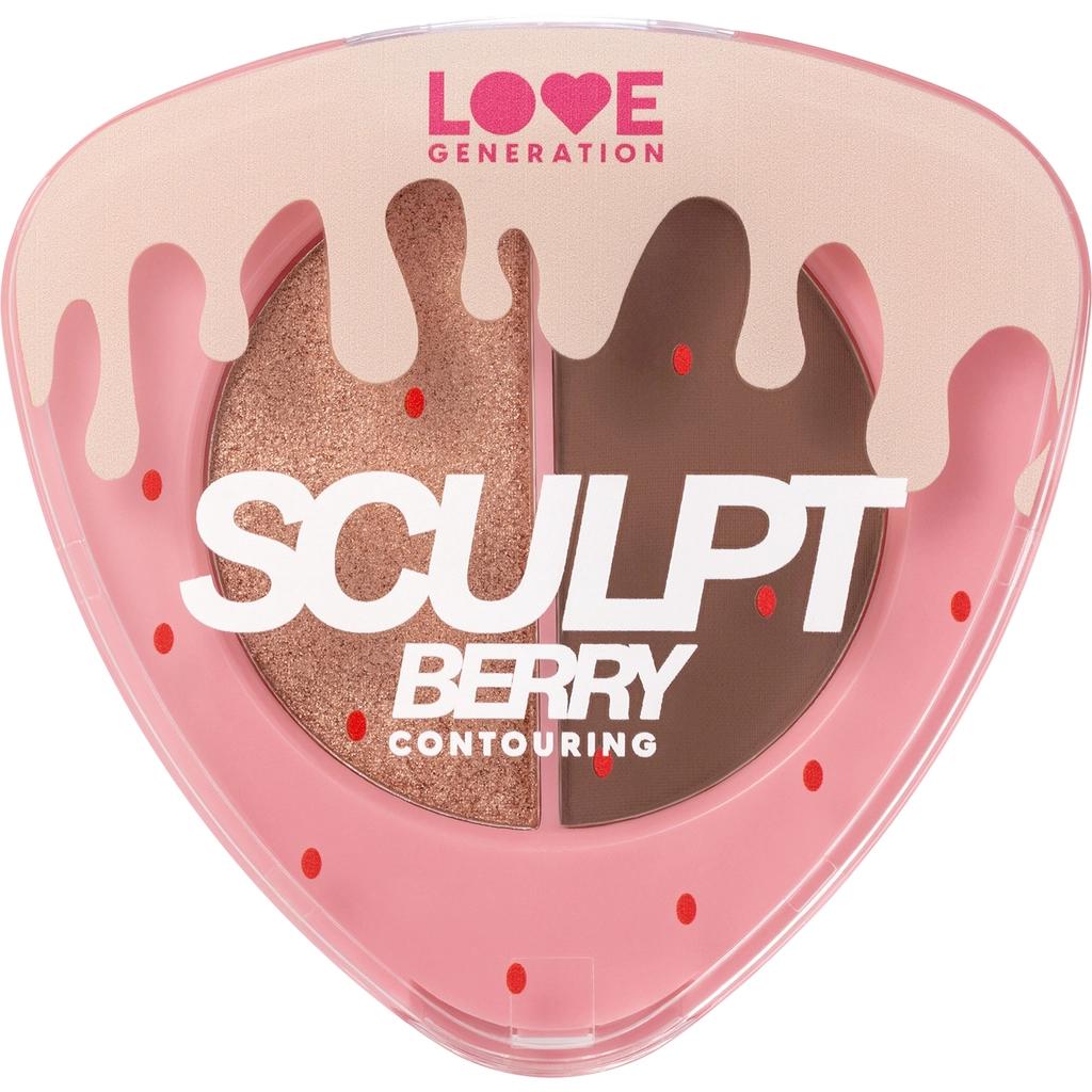 Love Generation SculptBerry 02 Contour Face Palette 9g by Beauty Care Bag