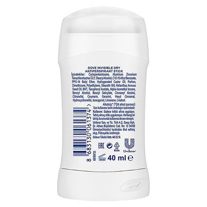 Dove Invisible Dry Antiperspirant Deodorant Stick for Women - 48 Hour Protection, Stain-Free, Moisturizing - antiperspirant deodorant stick for women by Beauty Care Bag