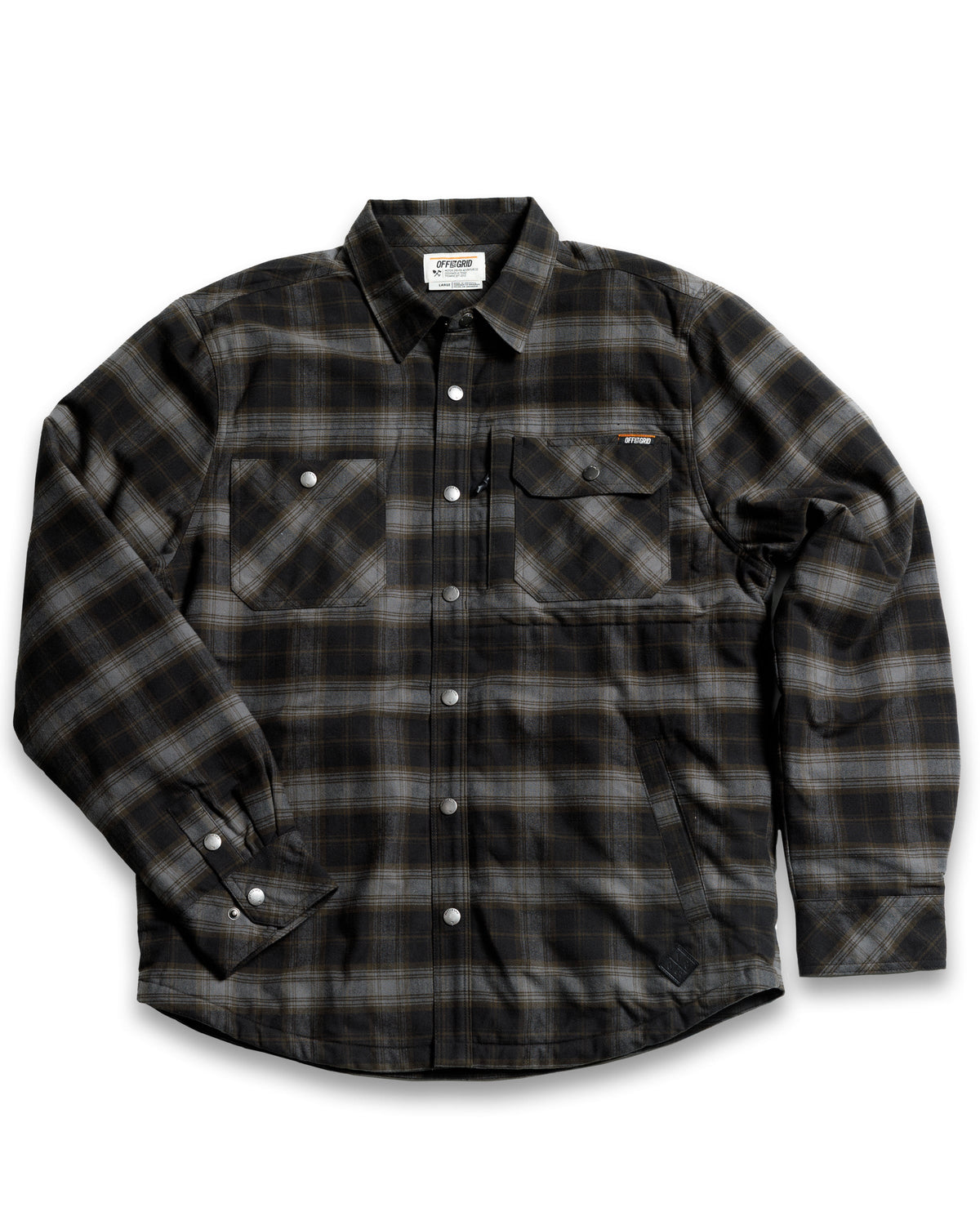 Ironside Flannel - Black by Off The Grid Surplus