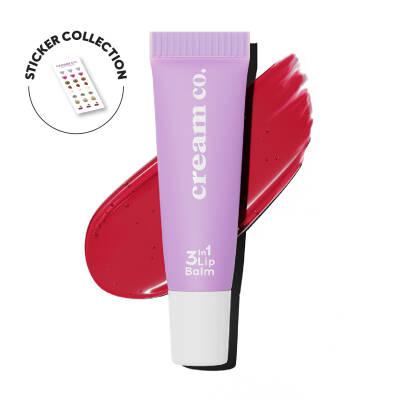 Cream Co. 3-in-1 moisturizing lip balm in Strawberry Sorbet